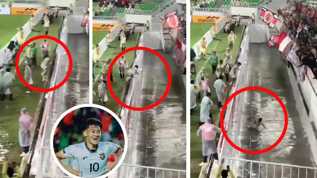 Nyaris Celaka! Selebrasi Mierza Hampir Berujung Tragis di Pinggir Lapangan!