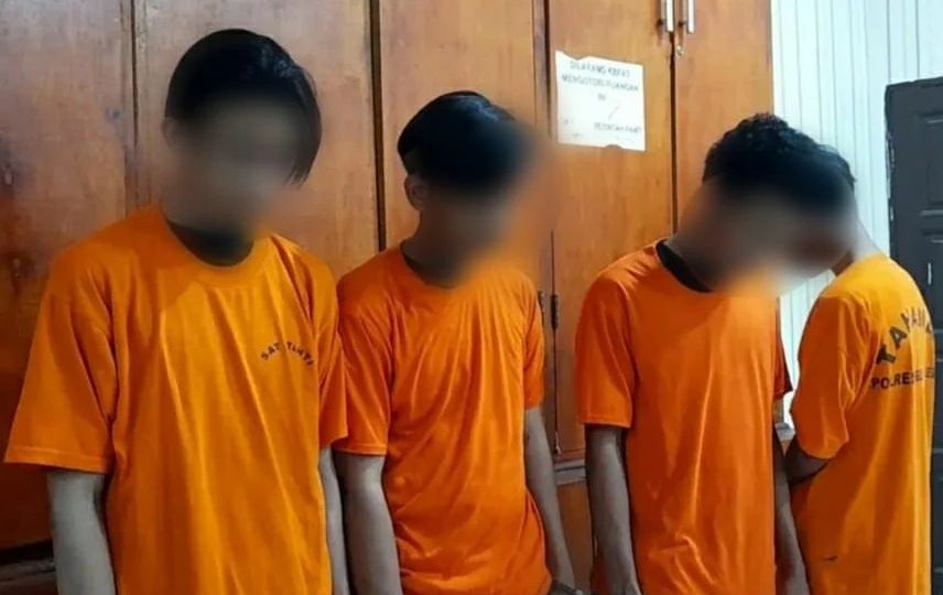 Aksi Tawuran Berujung Maut, 4 Pemuda Usai Aniaya Pelajar hingga Tewas Ditangkap