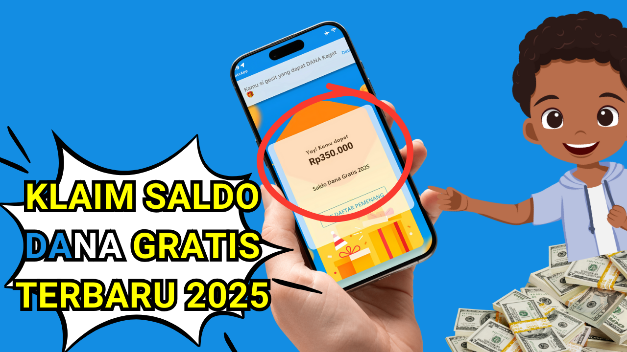 SELAMAT! Nomor Kamu Terpilih untuk Mendapatkan Saldo DANA Gratis, Sebesar Rp350.000