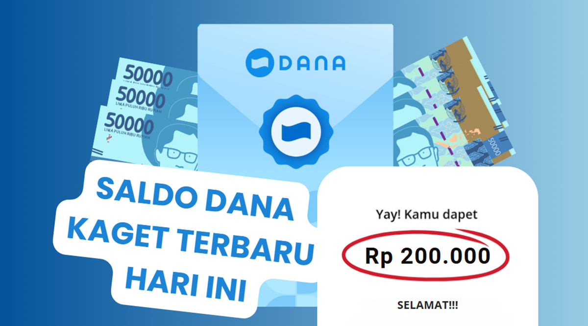 Nomor HP Kamu Tiba-Tiba Dapat Transferan Saldo Rp200 Ribu dari Dana! Klaim Dana Kaget Sekarang Juga!