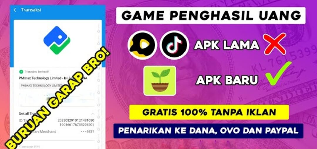 Aplikasi Penghasil Uang dan Saldo Dana Terbukti Membayar Rp100.000 Cepat Tanpa Iklan Tak Perlu Undang Teman