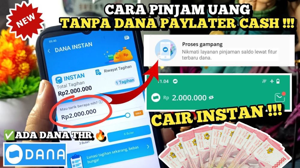 Uang THR Habis Setelah Lebaran? Pinjam Saldo Instan Rp2 Juta Tanpa Bunga di DANA! Begini Cara Aktivasinya