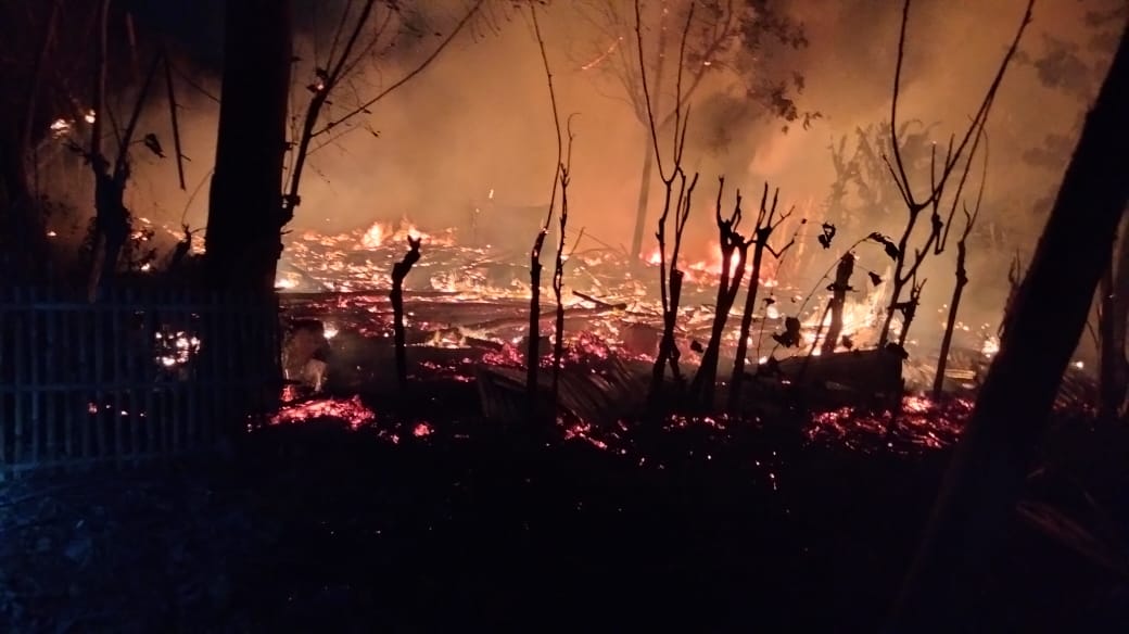 Musibah Kebakaran! Satu Hari Sebelumnya Kafe dan Gudang Kayu LudesTerbakar, Kini Kandang Ayam Terbakar