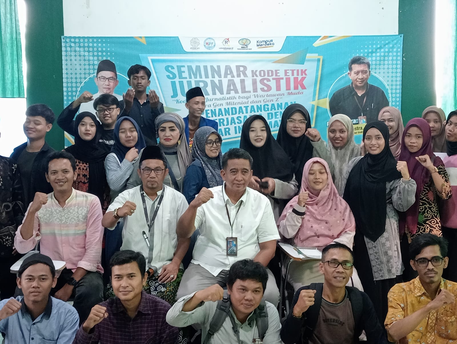 STIDKI NU Indramayu Gelar Seminar Kode Etik Jurnalistik dan Penandatanganan MoU dengan Radar Indramayu