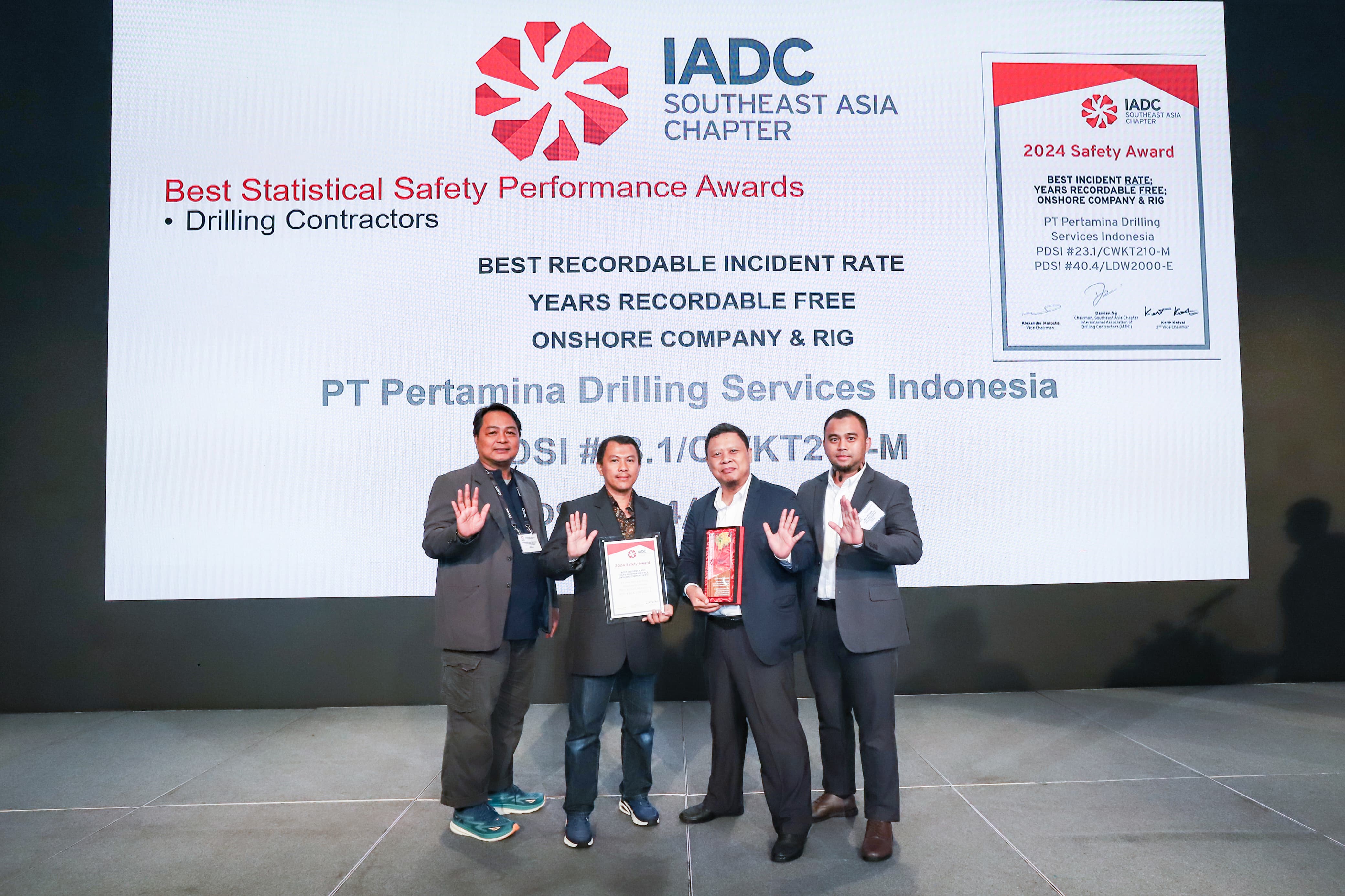 Pertamina Drilling Raih Penghargaan Internasional dari IADC Asia Pacific 2025