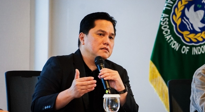 Soal Match Indonesia Vs Bahrain Pake Rantis? Erick Thohir Jawab Santai: Belum Kepikiran Sampai Situ