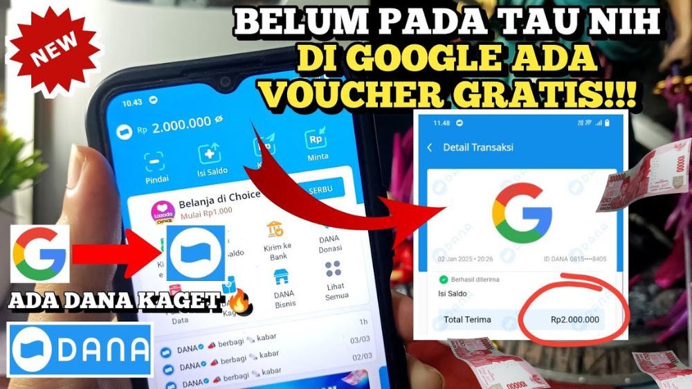 Cuma Daftar dan Share Link, Langsung Dapat Saldo DANA Gratis Rp2 Juta! Kerjaannya Super Mudah Banget!
