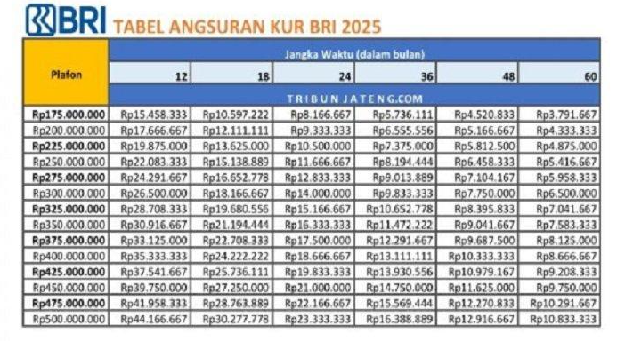 Apa Perbedaan Antara KUR vs Non KUR BRI? Manakah Jumlah Cicilan Pinjaman Yang Paling Ringan?