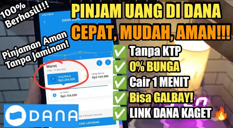 Cair 2,5 Juta Tanpa BI Checking dan Slik OJK, Berikut Cara Aktifkan Fitur Pinjam Saldo Dana Tanpa KTP