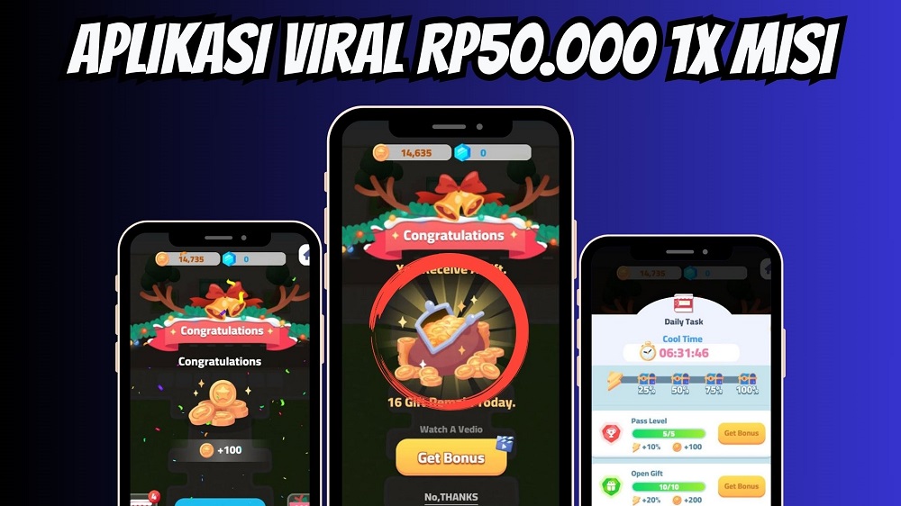Terbukti Membayar Rp50.000, Aplikasi Penghasil Saldo Dana 2025 Ini Kasih Kamu Uang Jajan Tiap Hari!
