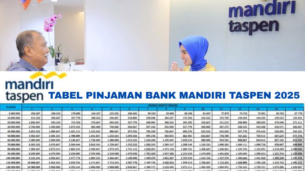 Pensiunan Mau Tambah Modal? Simak Simulasi Kredit Mandiri Taspen Pinjaman 50 Juta, Cicilan 600 Ribuan
