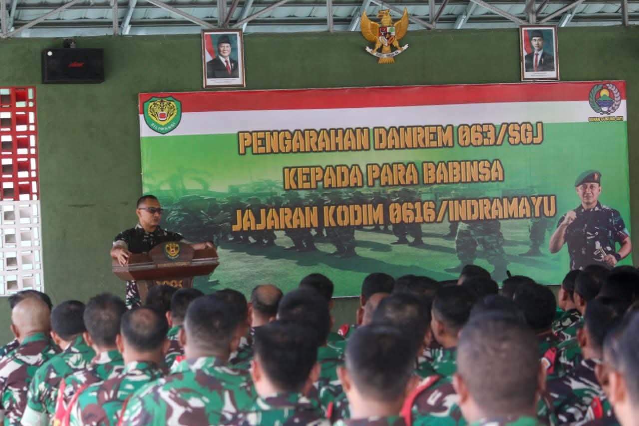 Waspada Cuaca Ekstrem, Danrem 063 Instruksikan Seluruh Babinsa di Kodim 0616 Agar Siaga Potensi Bencana