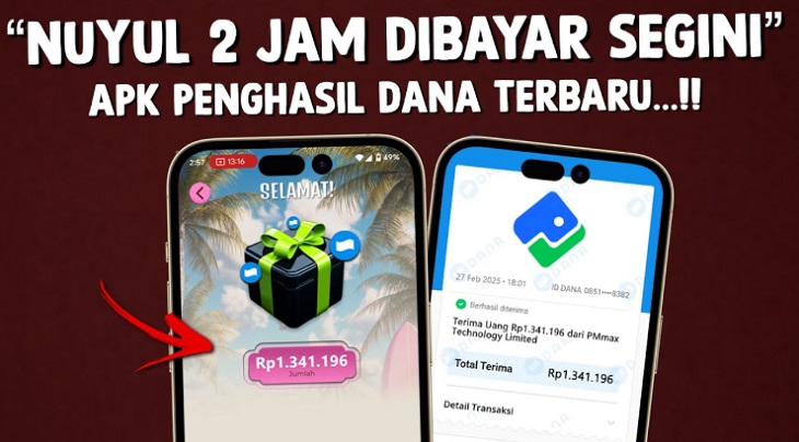 SELAMAT! Nomor HP Kamu Terpilih Mendapatkan Uang 250.000 Setiap Hari Melalui Aplikasi Penghasil Saldo Dana 