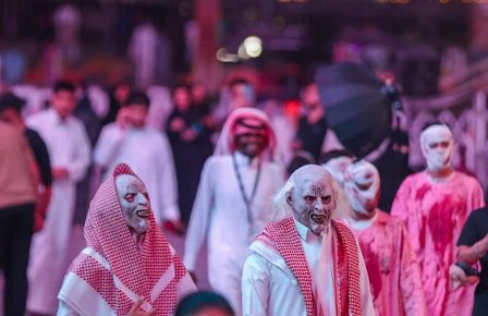 Baru Pertama, Warga Arab Saudi Merayakan Halloween 