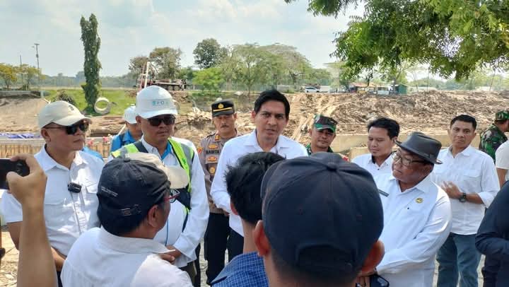 Harapan Baru, Saluran Air dari Bendungan Salamdarma Kembali Mengalir