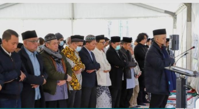 WNI Laksanakan Salat Idul Fitri di KBRI Moskow  Rusia