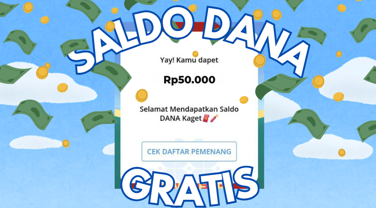 Saldo Dana Kaget Spesial Weekend Siang Ini! Klaim Saldo E-Wallet Anda Sebesar 50.000 Disini!