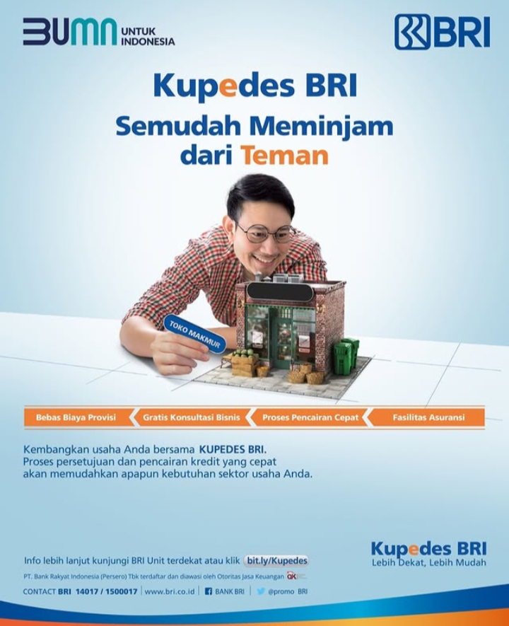 Pinjaman Kupedes BRI Bisa Jadi Jalan Ninja Saat Ditolak KUR, Ini Syarat dan Cara Ajukannya!