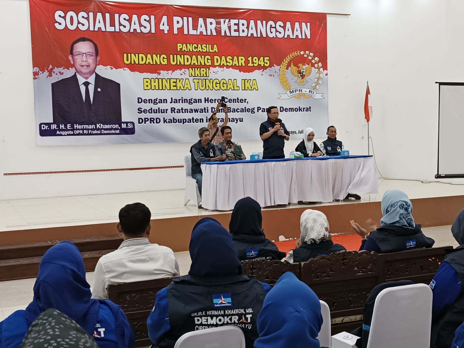 Sosialisasi Empat Pilar Kebangsaan, Ajak Bacaleg  Jangan Saling Serang