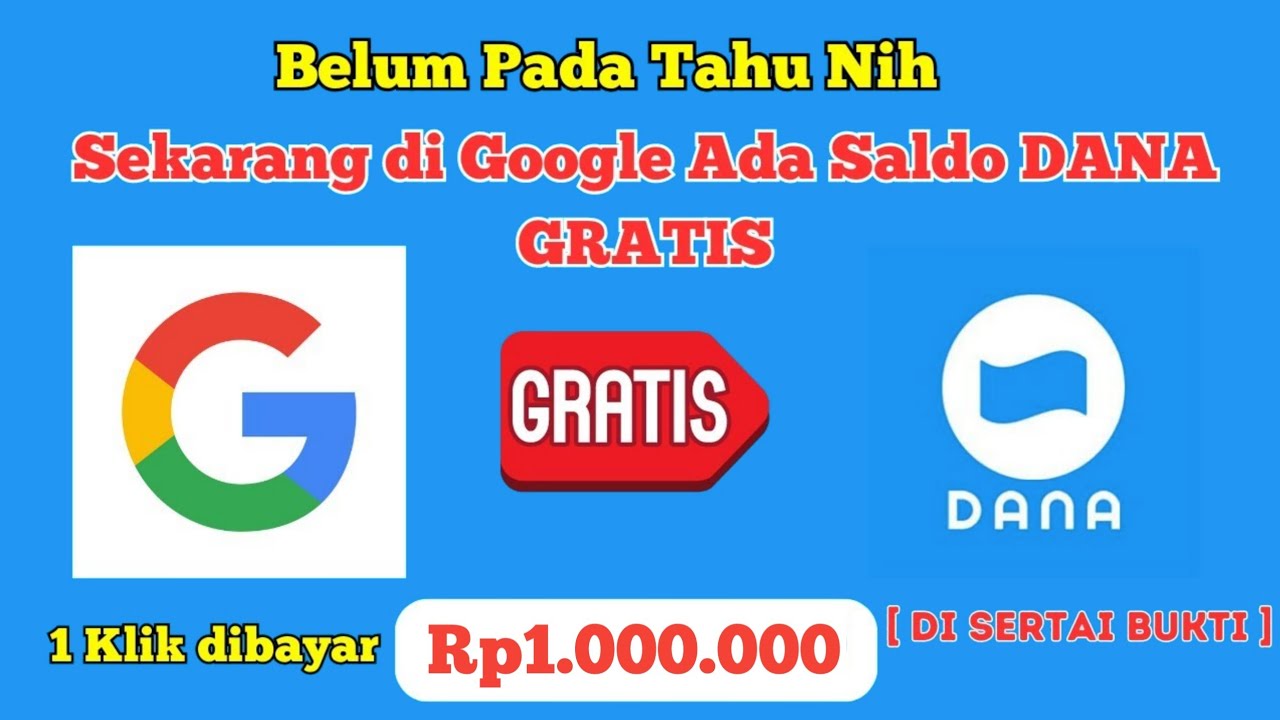 Dapat Saldo Dana Gratis Rp431.000 - Rp1 Juta Langsung dari Google, Begini Caranya