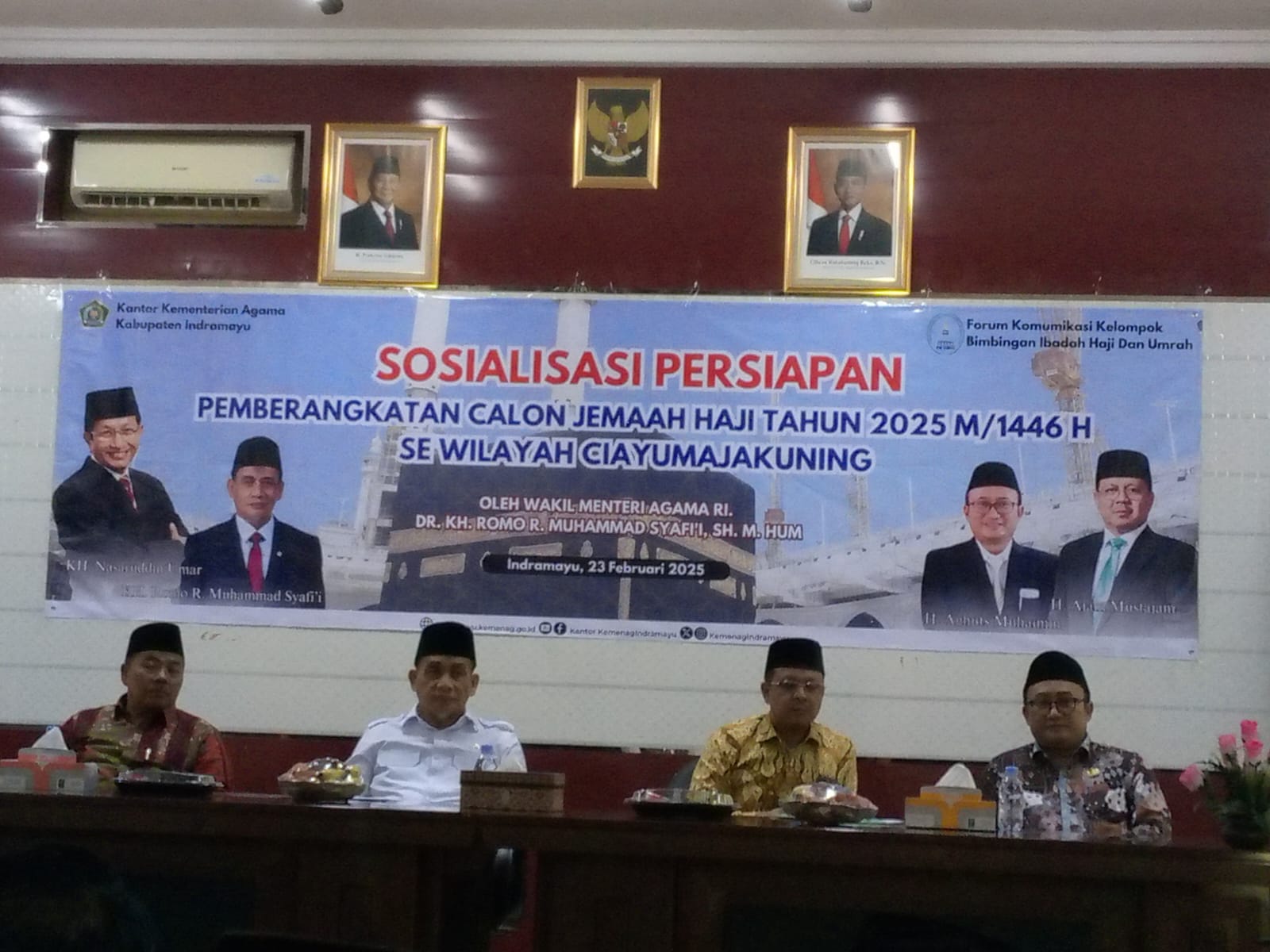 FK KBIHU Sosialisasikan Persiapan Pemberangkatan Jamaah Haji 2025 di Indramayu