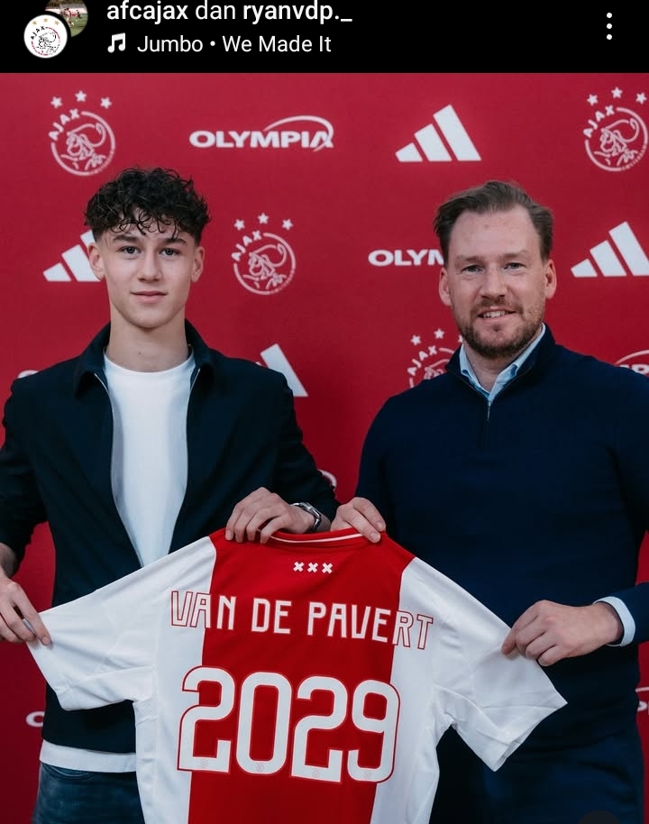 4 Tahun Kontrak Bersama Ajax, Ryan Van de Pavert Ternyata Asli Indonesia Keturunan Ayah dan Ibu!
