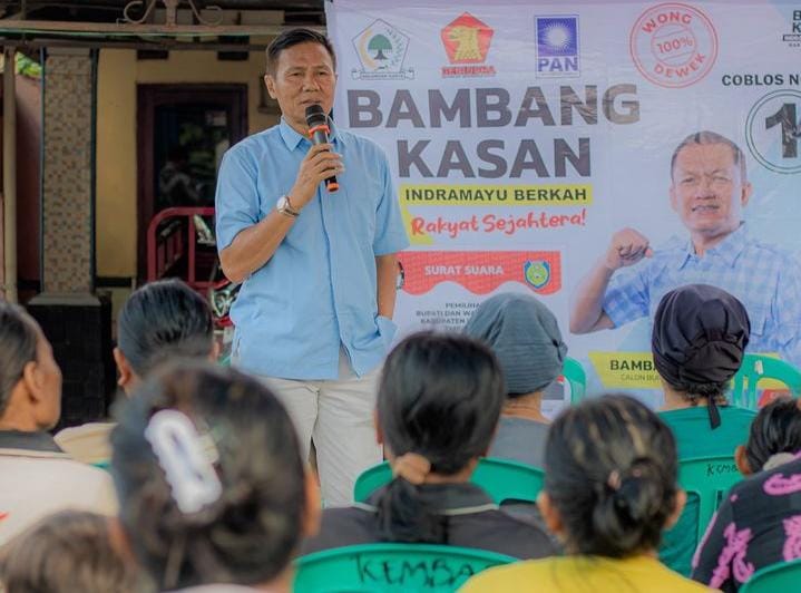 Kunjungi Desa Temiyangsari, Cawabup Kasan Basari Ajak Warga Satukan Tekad untuk Perubahan Indramayu