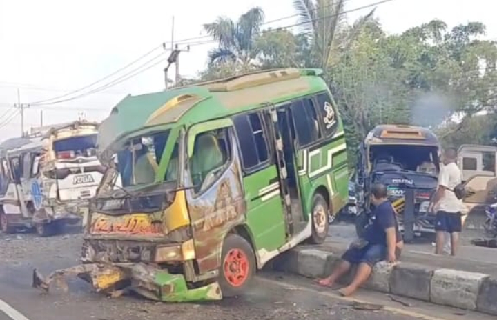 Tabrakan Beruntun di Jalan Pantura Patrol, 7 Orang Luka-Luka