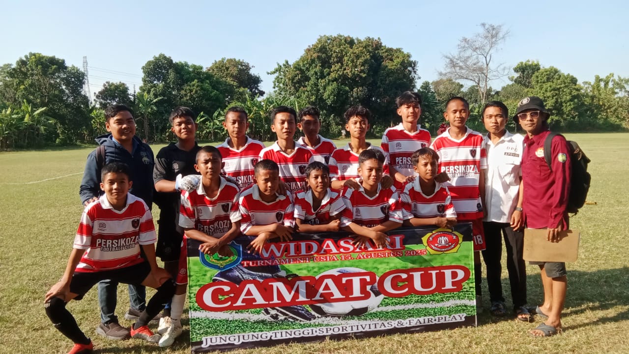 Karang Taruna Widasari Gelar Turnamen Sepak Bola U-15 Sambut HUT ke-80 RI