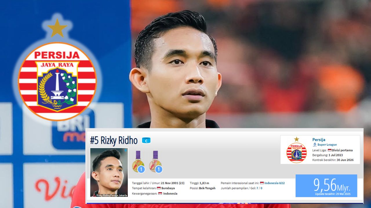Masih Tempati Posisi Teratas, Rizky Ridho Jadi Pemain Indonesia Termahal di BRI Super League Musim Ini!