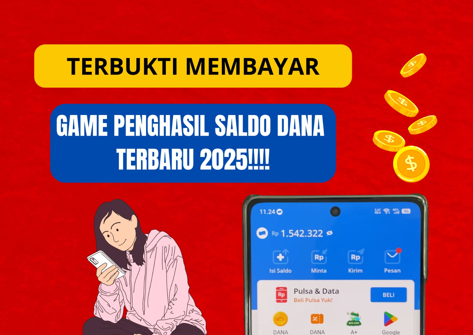 Main Game Ini Bisa Dapat Saldo Dana Rp250 Ribu, Tak Perlu Undang Teman & Terbukti Membayar!