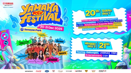 Wajib Datang! Yamaha Rev Festival Siap Geber Senayan Park (SPARK) Untuk Tutup Akhir Tahun 2025