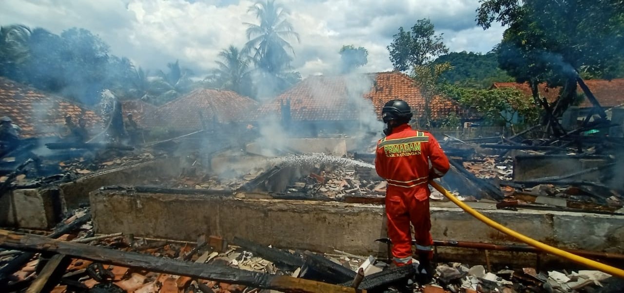 Gara-gara Lupa Matikan Kompor Rumah Raswad Ludes Terbakar, Segini Kerugiannya