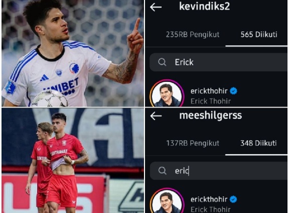 Kabar Baik! PSSI Siap Beri Kejutan Calon Pemain Baru, Jumlahnya Ada 2 Orang dan Sudah Follow IG Erick Thohir