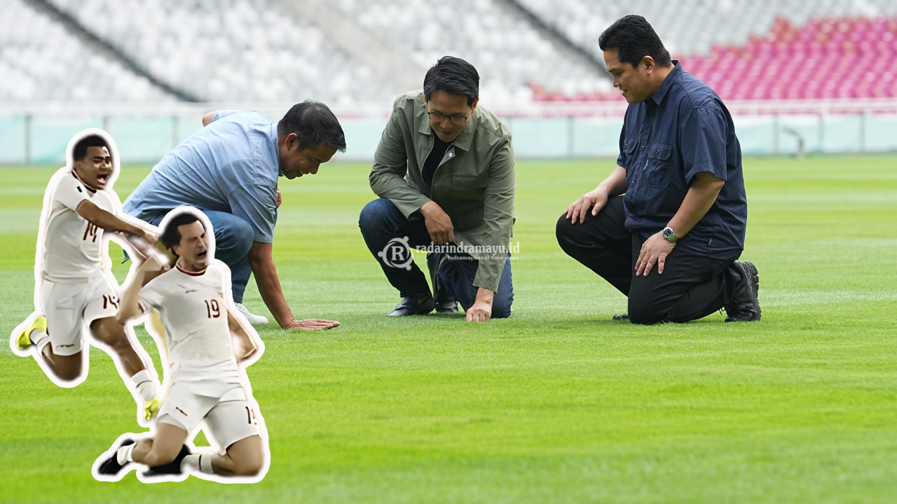 Jelang Laga Kontra Timnas Indonesia vs Jepang, Kualitas Rumput SUGBK Meningkat! Thom Haye Bebas Knee Slide