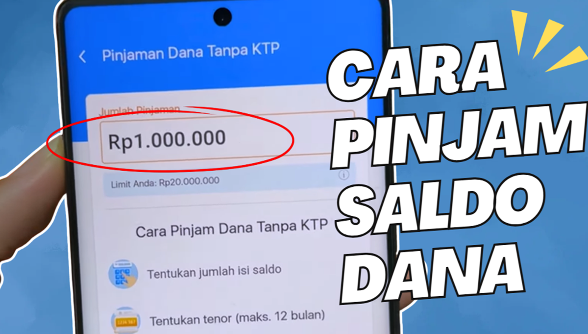 Jangan Pakai Pinjol Ilegal! Simak Cara Daftar Pinjaman Online DANA Melalui DANA Cicil Disini, Limit 20 Juta