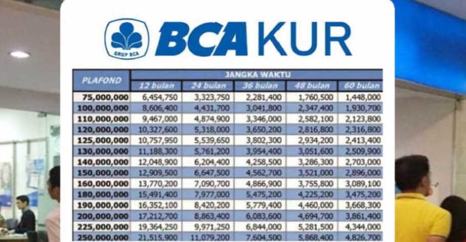 Berikut Tabel Angsuran KUR BCA 2025, Bisa Pinjam Rp5 Juta Sampai Rp100 Juta, Cicilan Mudah Dijangkau