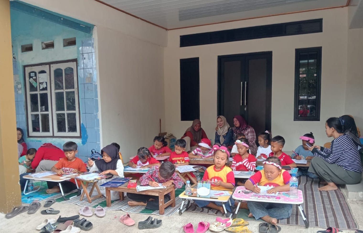 Peringatan HUT ke 80 RI, Bimbel Genah MM Gelar Lomba Kebersamaan