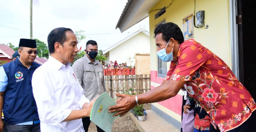 Presiden Jokowi Resmikan Hunian Tetap  Pascabencana Seroja di Provinsi NTB