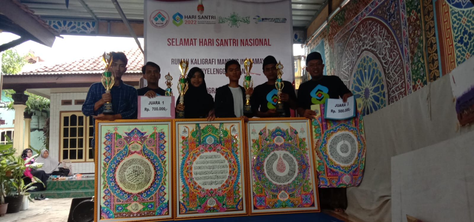 Peringati Hari Santri, Rumah Kaligrafi Manggis Gelar Lomba Kaligrafi Hiasan Mushaf 