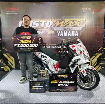 Modal 40 Juta-an, LEXI LX 155 Japan Look Sukses Juarai Kategori Elit di Event CustoMAXI 2025 Aceh