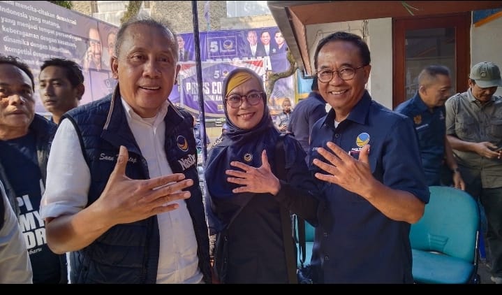 Ade Sudrajat-Sri Wahyuni Utami Resmi Pimpin NasDem Indramayu