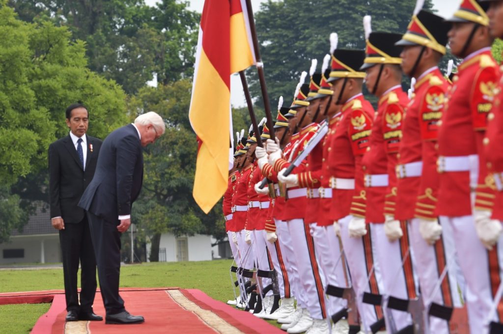 Kunjungan Presiden Jerman Frank-Walter Steinmeier Diterima Presiden Jokowi di Istana Bogor