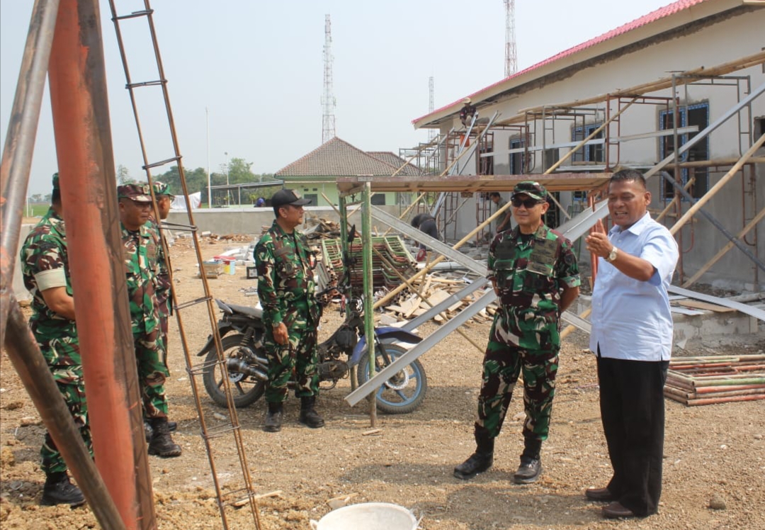 Danrem 063/SGJ Tinjau Pembangunan Koramil 1618/Cikedung, Minta Dipercepat
