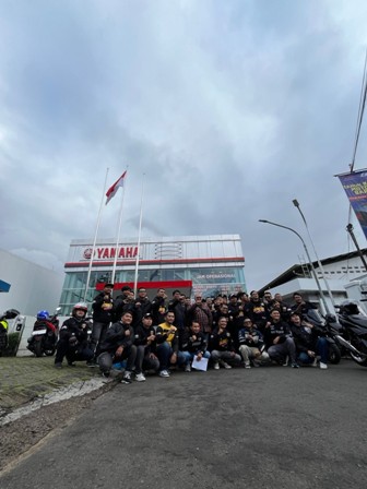 Grebek Sekre, YRFI Jawa Barat Perkuat Solidaritas Komunitas Yamaha di Bandung