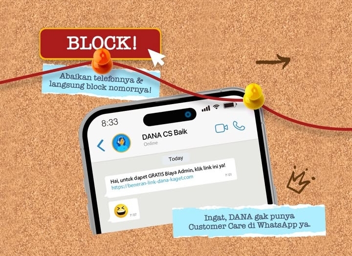 Info Penting! Ada Cs DANA Palsu dari WhatsApp Yang Berujung Penipuan, Perhatikan Ciri-ciri ini Agar Terhindar