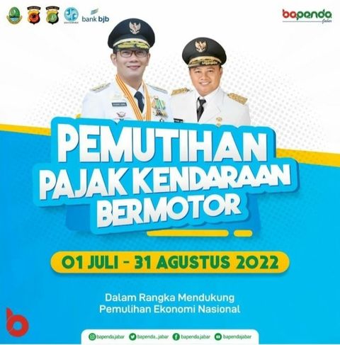 Asyik, Ada Pemutihan Pajak Kendaraan Bermotor Mulai 1 Juli. Cek Persyaratannya di Bawah Ini Ya