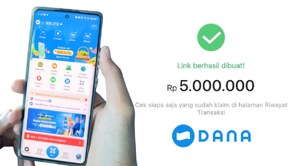 Selamat Nomor Kamu Telah Terpilih Mendapatkan Saldo Dana Gratis dari Dana Kaget Hari Ini, Klik Link Disini