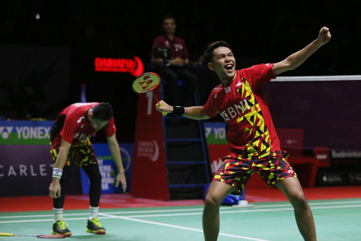 Fajar/Rian Ciptakan All Indonesian Semifinal Singapore Open 2022