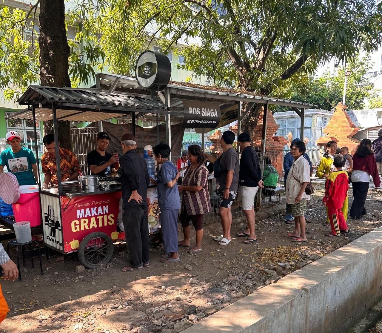 Di Cirebon Ada Makan Gratis  Ala Komunitas Kosong 3 Cirebon Siapa Saja Boleh Mampir, Buka Setiap Hari 